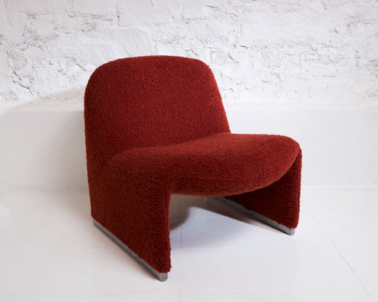 Alky Armchair by Giancarlo Piretti, Red