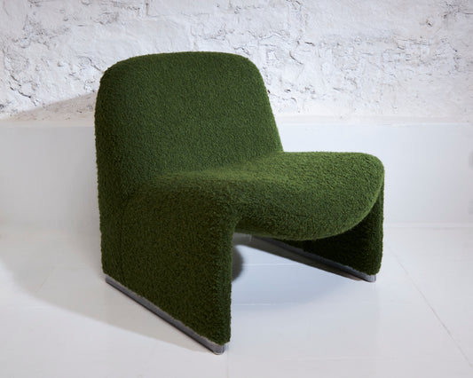 Alky Armchair by Giancarlo Piretti, Moss Green